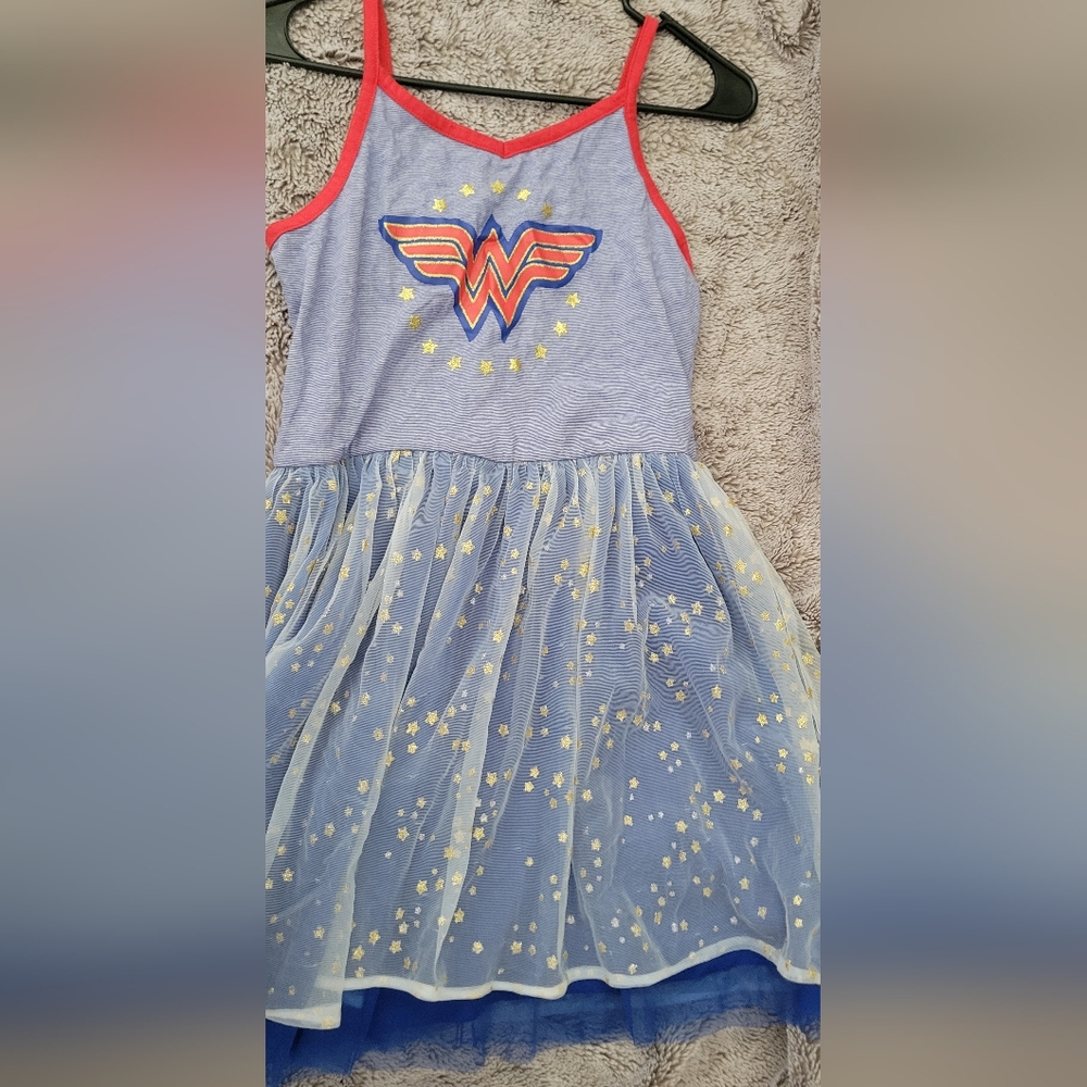 Blue and Gold Starry Dress